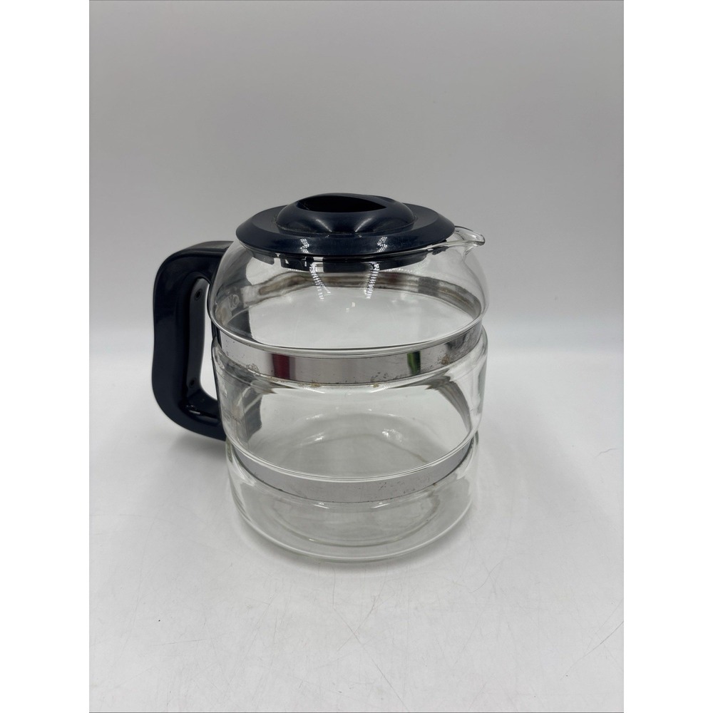 Megahome water distiller replacement Glass Jug Carafe 4 Liters Dark Blue